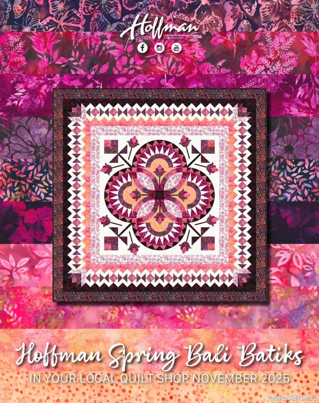 Коллекция проектов для рукодельниц в журнале «Quilter's World - Winter 2025»