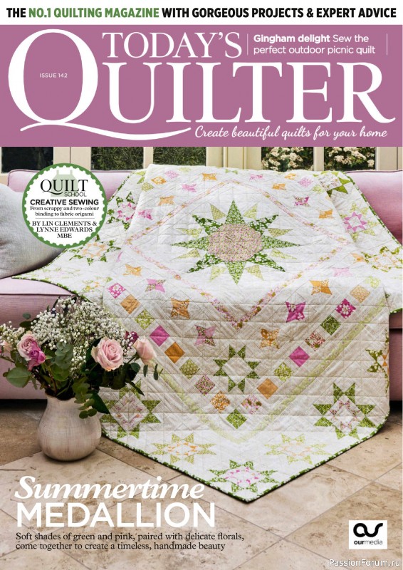 Коллекция проектов для рукодельниц в журнале «Todays Quilter №142 2026»