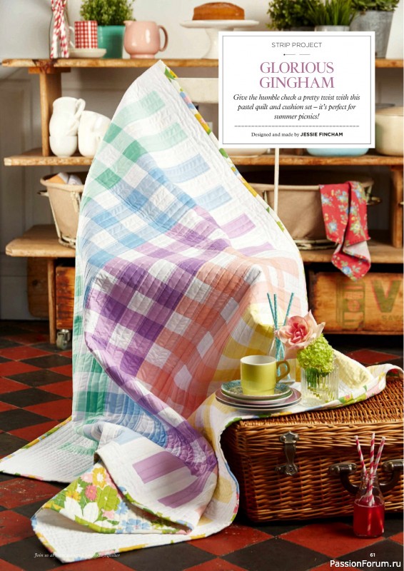 Коллекция проектов для рукодельниц в журнале «Todays Quilter №142 2026»
