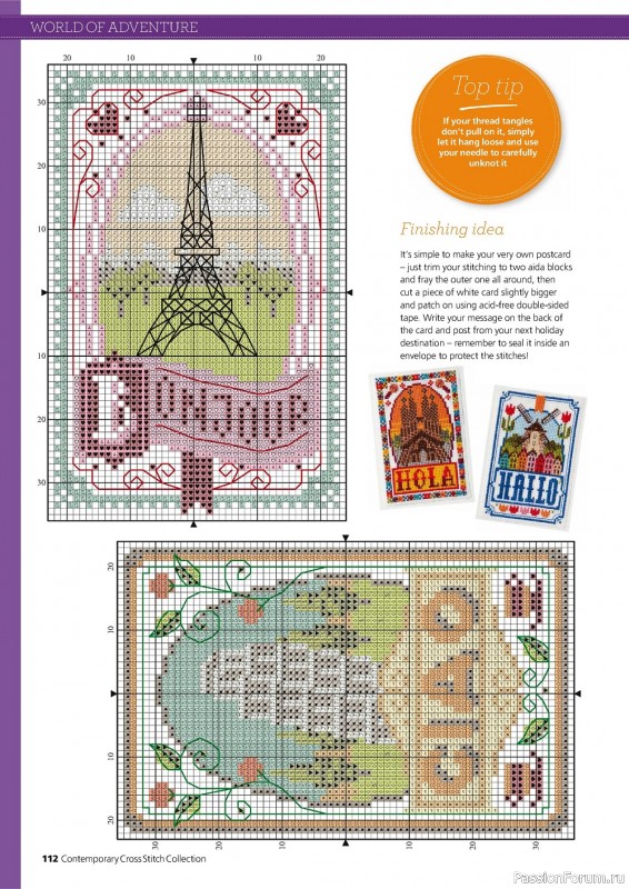 Коллекция вышивки в журнале «Contemporary Cross Stitch Collection 2022»