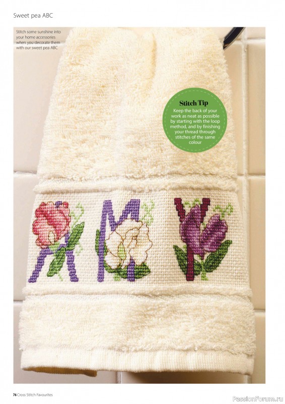 Коллекция вышивки в журнале «Cross Stitch Favourites - Flowers 2026»