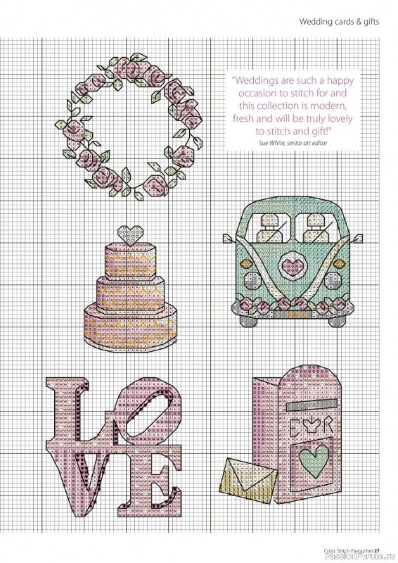 Коллекция вышивки в журнале «Cross Stitch Favourites - Spring 2023»