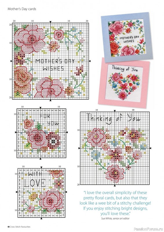 Коллекция вышивки в журнале «Cross Stitch Favourites - Spring 2023»