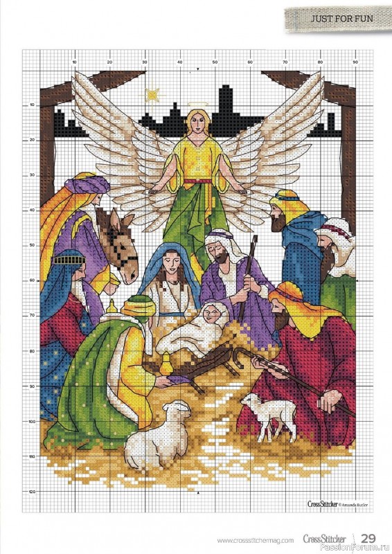 Коллекция вышивки в журнале «CrossStitcher №390 2022»