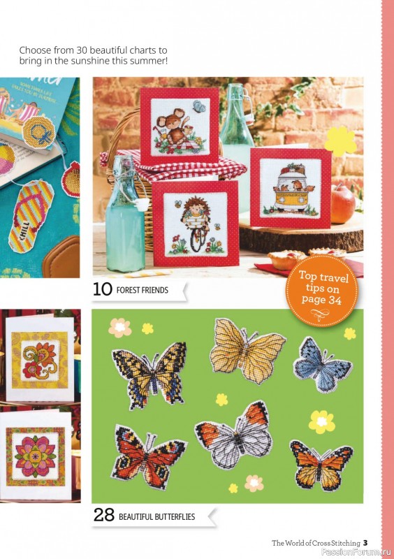 Коллекция вышивки в журнале «The World of Cross Stitching №374 2026»