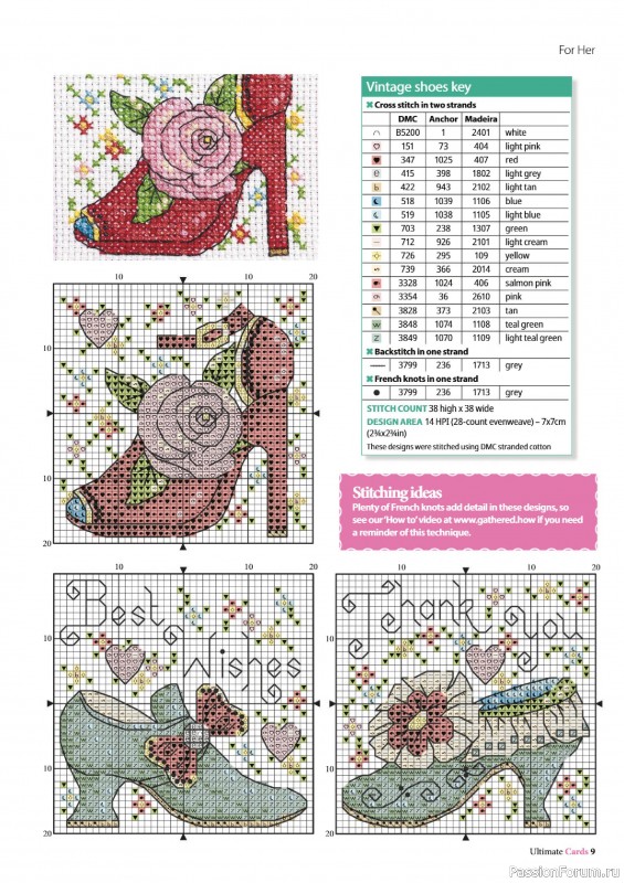 Коллекция вышивки в журнале «Ultimate CrossStitch – Cards 2026»