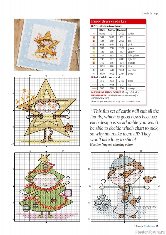 Коллекция вышивки в журнале «Ultimate CrossStitch - Christmas 2025»