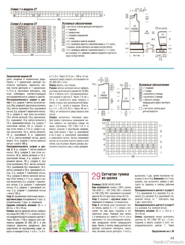 Вязаные модели в журнале «Сабрина №8 2022»