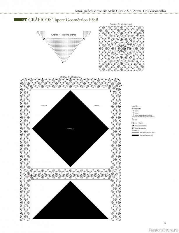Вязаные проекты крючком в журнале &laquo;Artesanato Simples Ed.87 Croche com Fios Barroco&raquo;