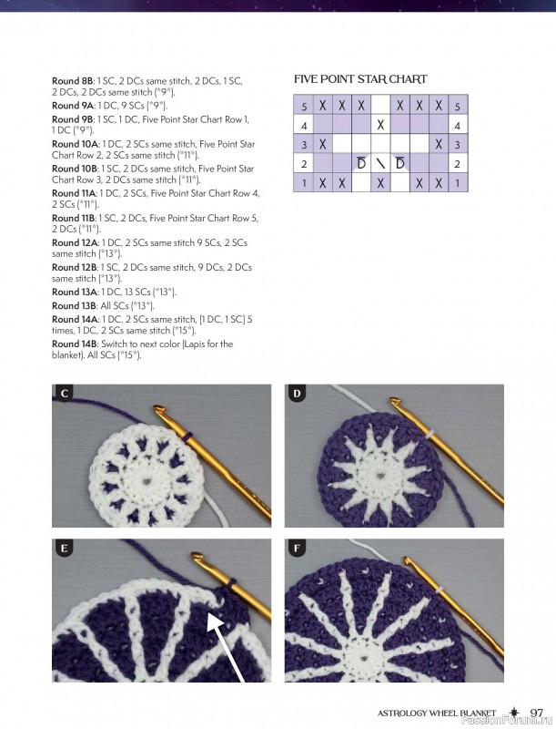 Вязаные проекты в книге &laquo;Zodiac Mosaic Crochet&raquo;.