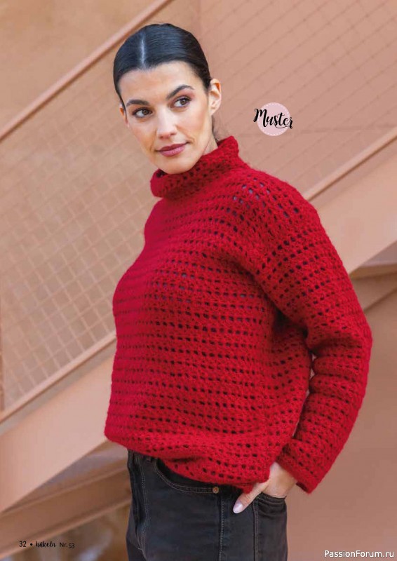 Вязаные проекты в журнале «Hakeln das Maschen Magazin №53 2025»