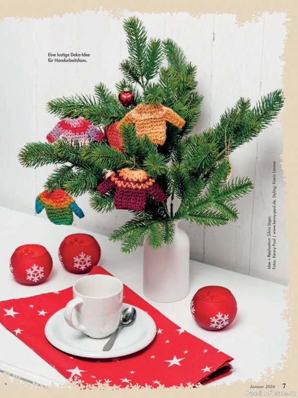 Коллекция проектов для рукодельниц в журнале «Anna Germany №1 2026»