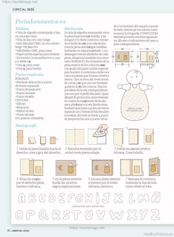 Коллекция проектов для рукодельниц в журнале &laquo;Labores del hogar №793 2025&raquo;