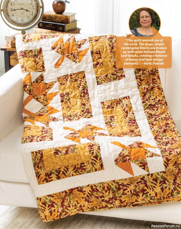 Коллекция проектов для рукодельниц в журнале «Quilter's World - Autumn 2026»
