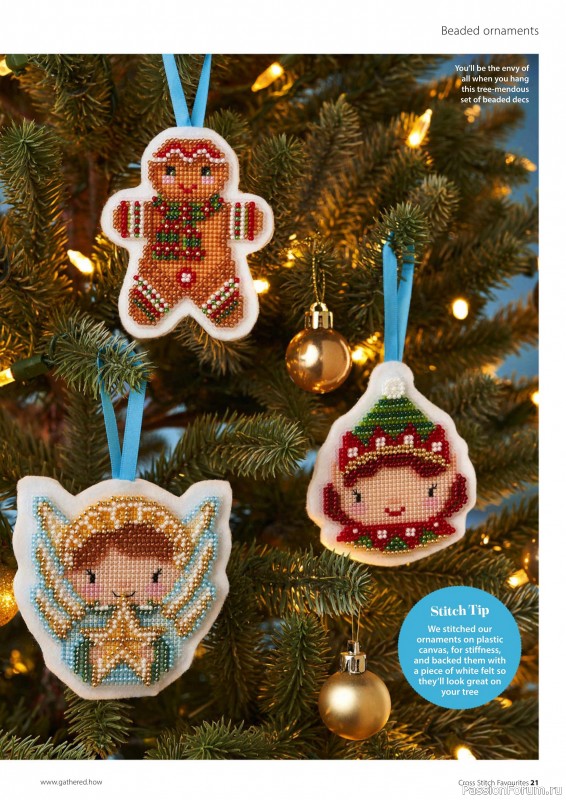 Коллекция вышивки в журнале «Cross Stitch Favourites - Christmas 2025»