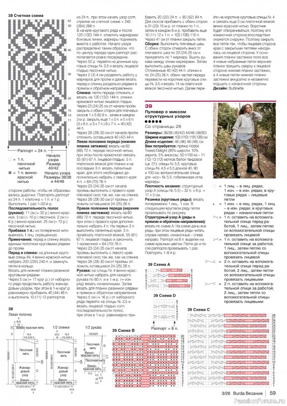 Вязаные модели в журнале &laquo;B-Вязание №3 2026&raquo;