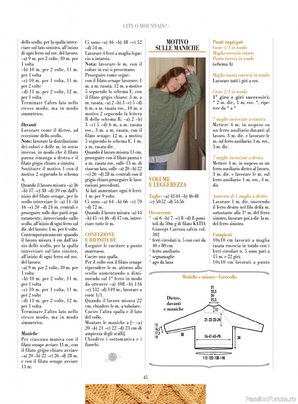 Вязаные модели в журнале &laquo;Piu Maglia №51 2025&raquo;