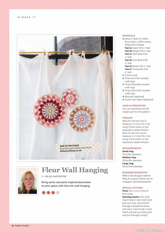 Вязаные проекты крючком в журнале &laquo;Inside Crochet №187 2026&raquo;