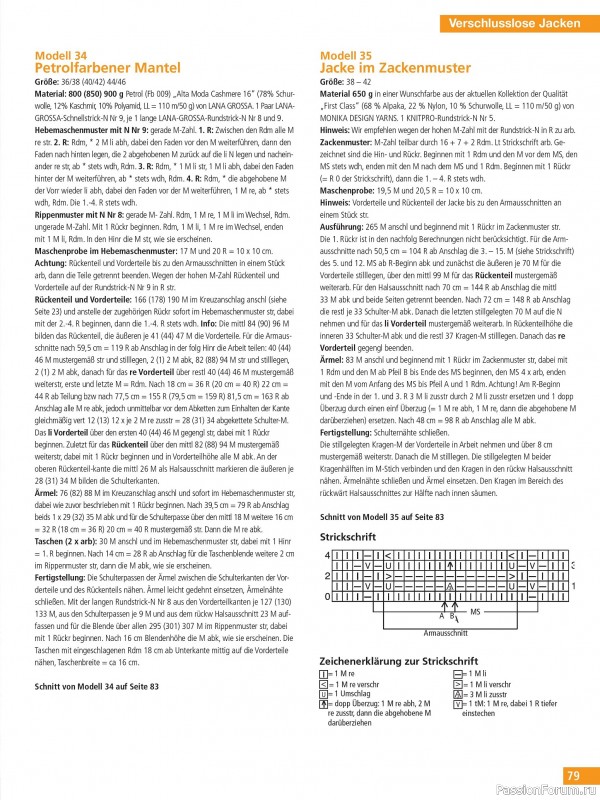 Вязаные проекты спицами в журнале «Hundert Seiten voller Ideen №3 2025»