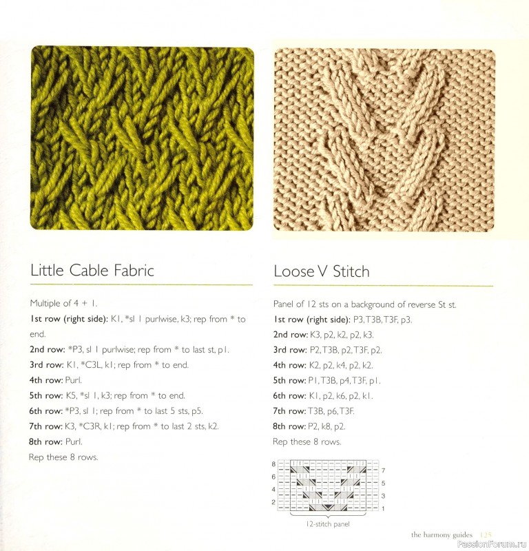 Вязаные проекты в книге &laquo;Cables & Aran Stitches-250 to Knit&raquo;