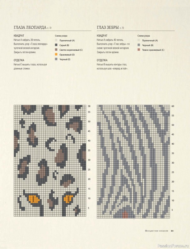 Вязаные проекты в книге &laquo;Модульное вязание на спицах&raquo;.