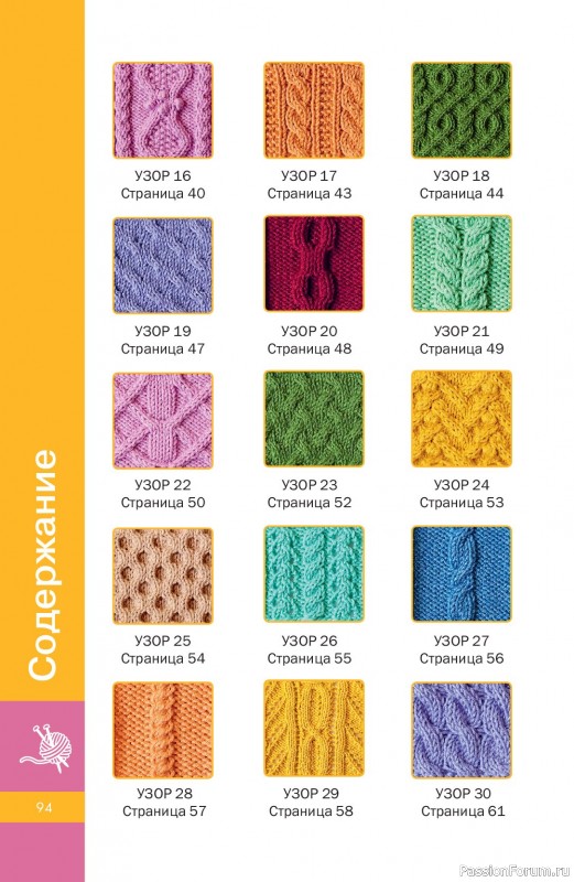 Вязаные проекты в книге &laquo;Узоры спицами на каждый день&raquo;.