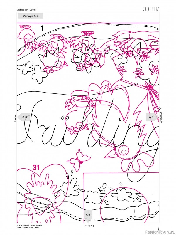 Коллекция проектов для рукодельниц в журнале «Bastel-Ideen №1 2026»