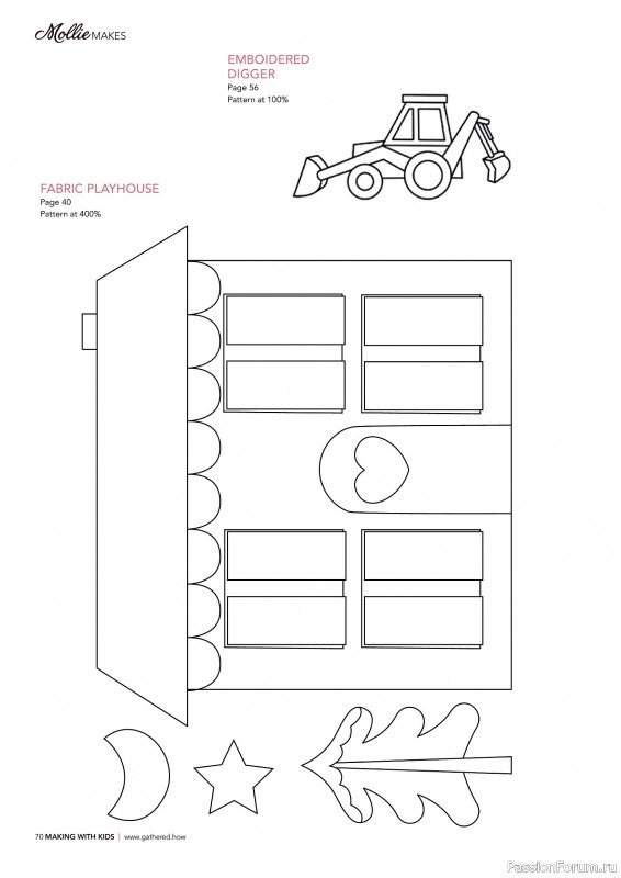 Коллекция проектов для рукодельниц в журнале «Mollie Makes – Making with Kids 2025»