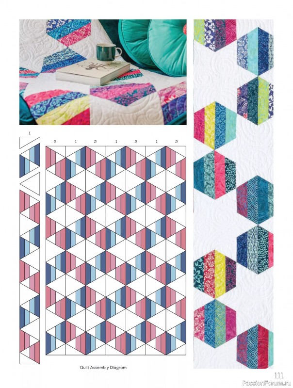 Коллекция проектов для рукодельниц в журнале «Quilters Companion №134 2025»