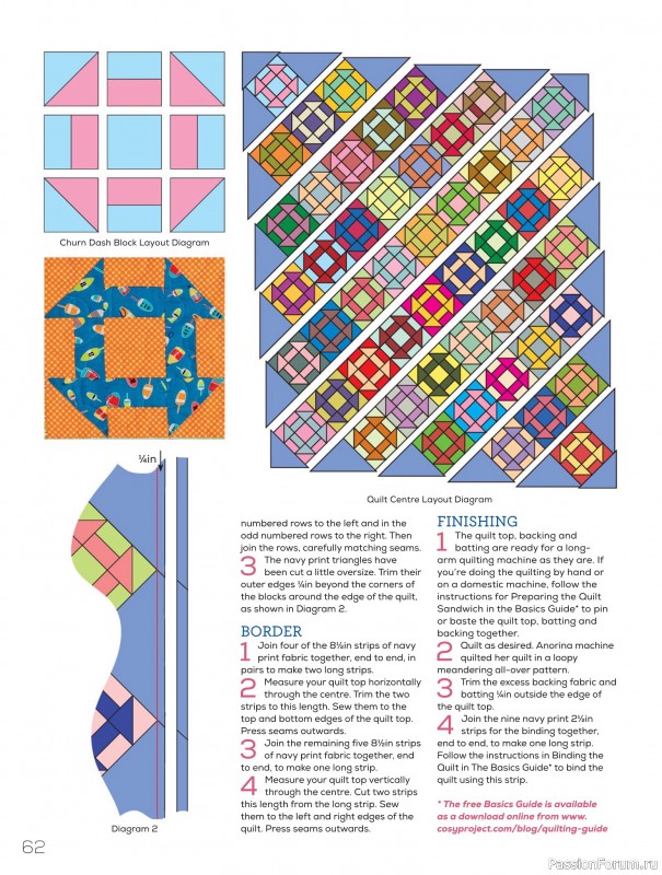 Коллекция проектов для рукодельниц в журнале «Quilters Companion №135 2025»