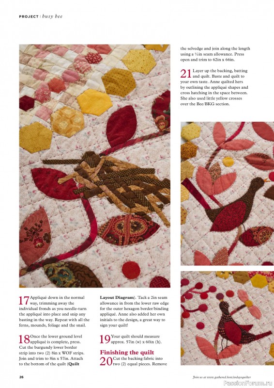 Коллекция проектов для рукодельниц в журнале «Todays Quilter №130 2025»