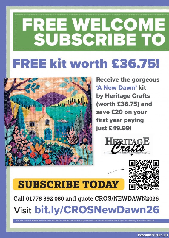 Коллекция вышивки в журнале &laquo;CrossStitcher №434 2026&raquo;