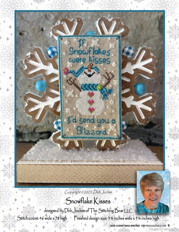 Коллекция вышивки в журнале «Punch Needle & Primitive Stitcher - Winter 2025»