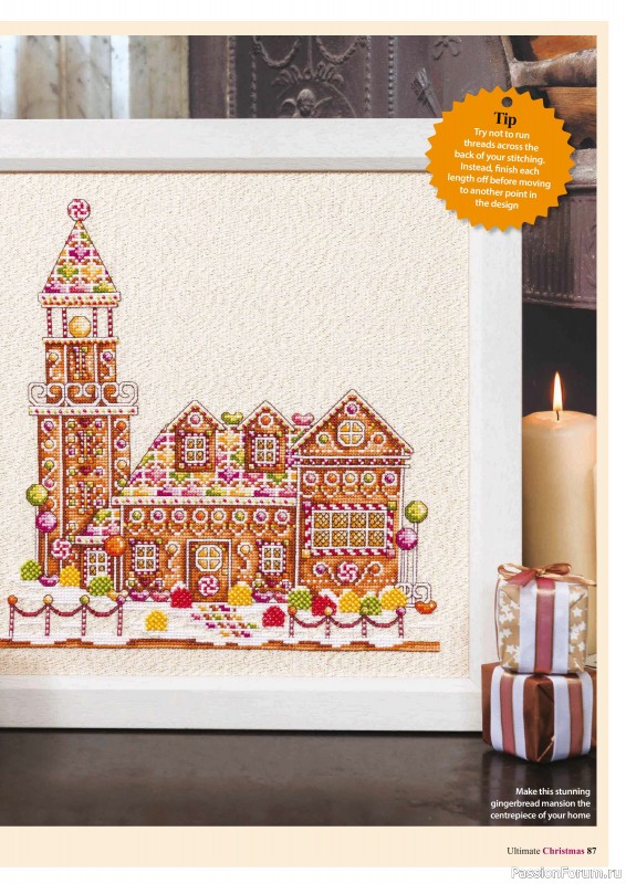 Коллекция вышивки в журнале «Ultimate CrossStitch - Christmas 2025»