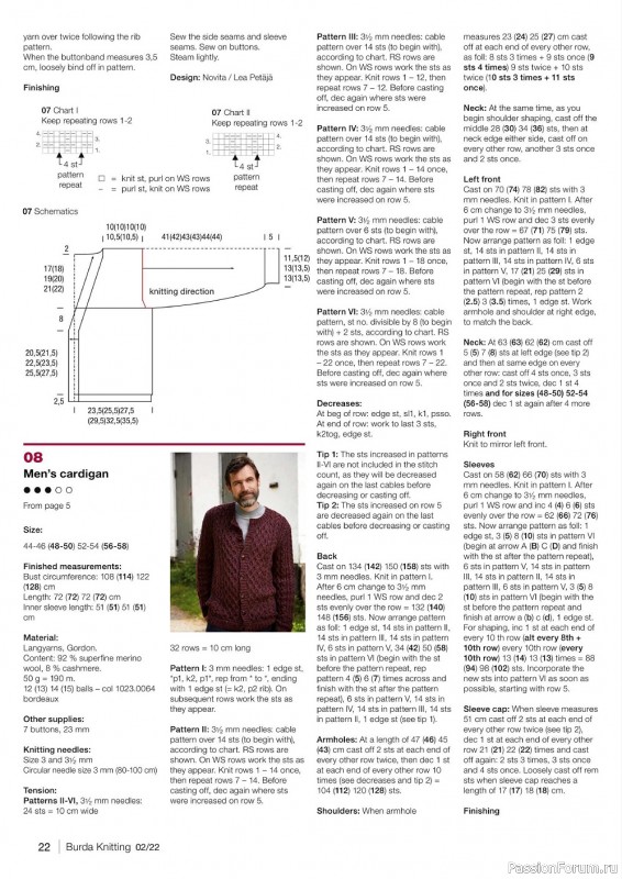 Модный трикотаж в журнале "Burda Knitting №2 2022"