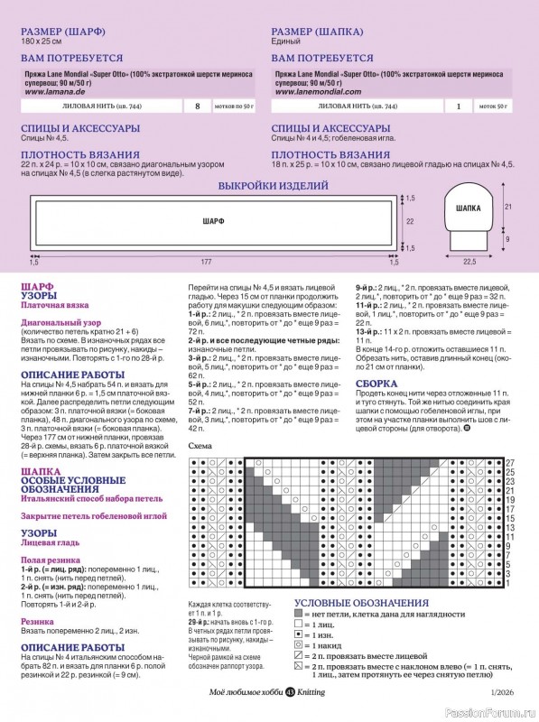 Вязаные модели в журнале &laquo;Knitting. Вязание №1 2026&raquo;