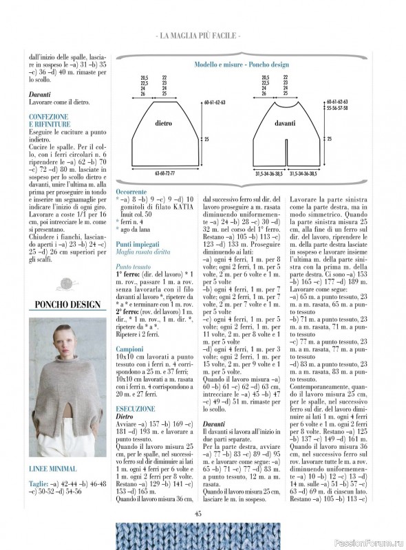 Вязаные модели в журнале «Piu Maglia №31 2022»