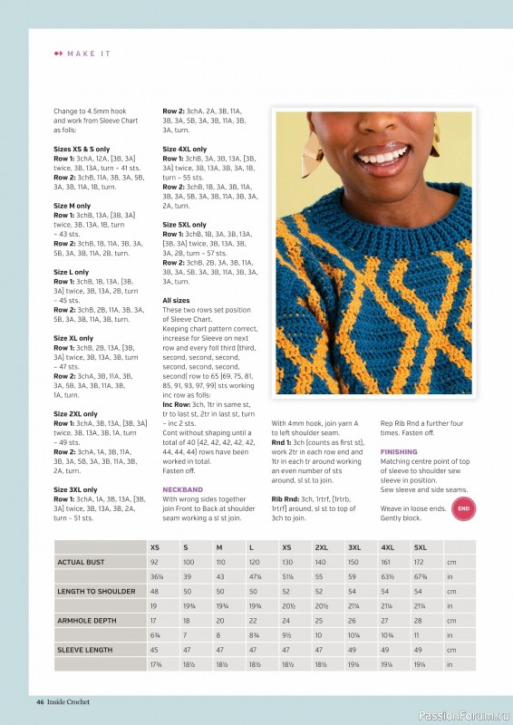 Вязаные проекты крючком в журнале &laquo;Inside Crochet №185 2025&raquo;