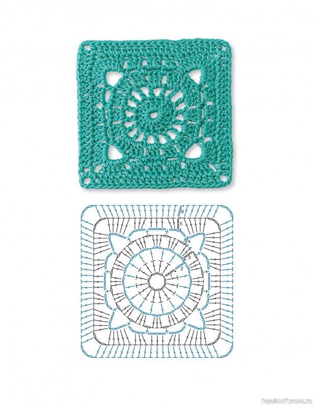 Вязаные проекты в книге «Granny Square Crochet for Beginners»