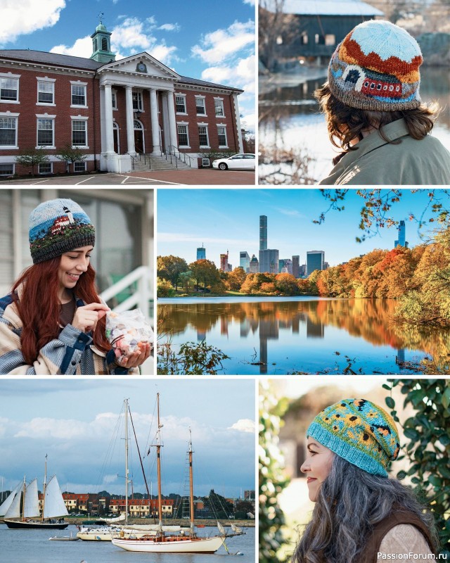 Вязаные проекты в книге «Knitting the U.S.A.». Часть 1