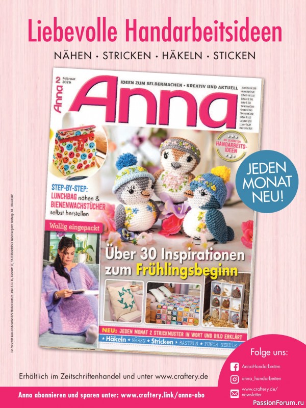 Вязаные проекты в журнале &laquo;Woolly Hugs Maschenwelt №1 2026&raquo;