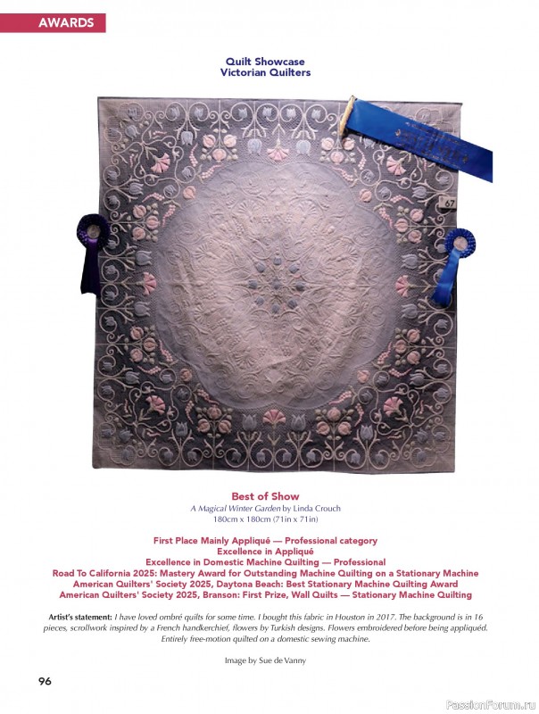 Коллекция проектов для рукодельниц в журнале «Great Australian Quilts №16 2025»