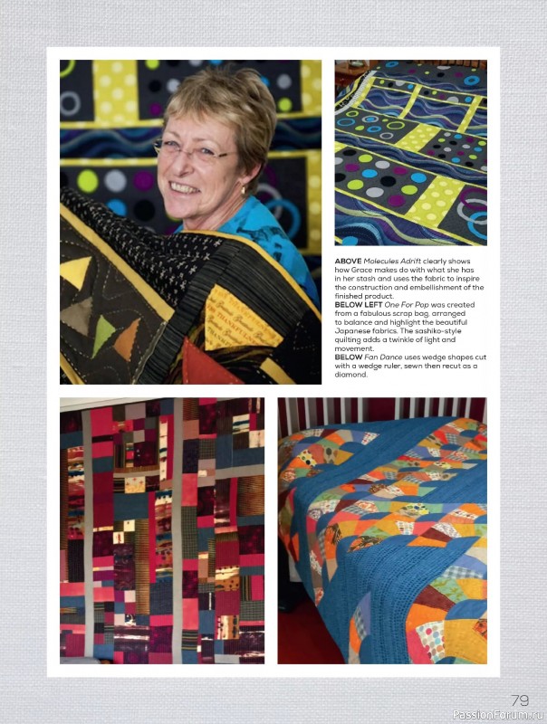 Коллекция проектов для рукодельниц в журнале «Quilters Companion №134 2025»