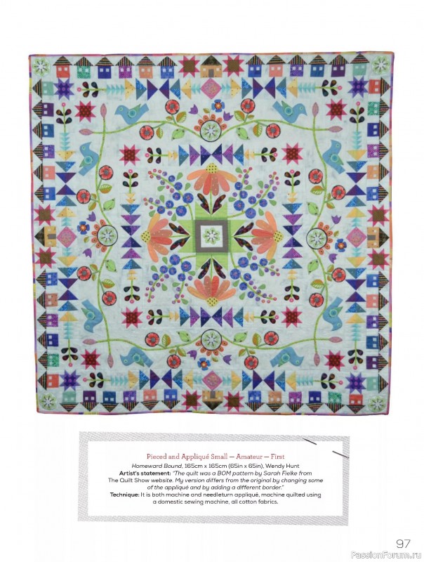 Коллекция проектов для рукодельниц в журнале «Quilters Companion №136 2025»