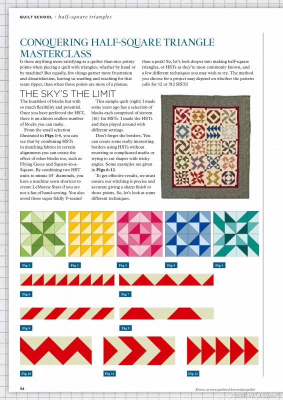 Коллекция проектов для рукодельниц в журнале «Todays Quilter №133 2025»