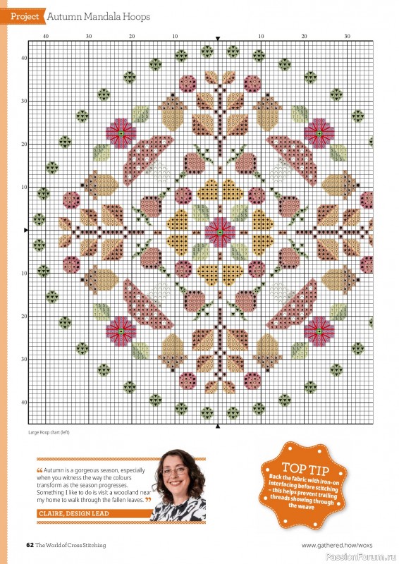 Коллекция вышивки в журнале «The World of Cross Stitching №375 2026»