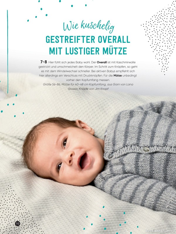 Вязаные модели для детей в журнале «Baby Maschenmode №61 2024»