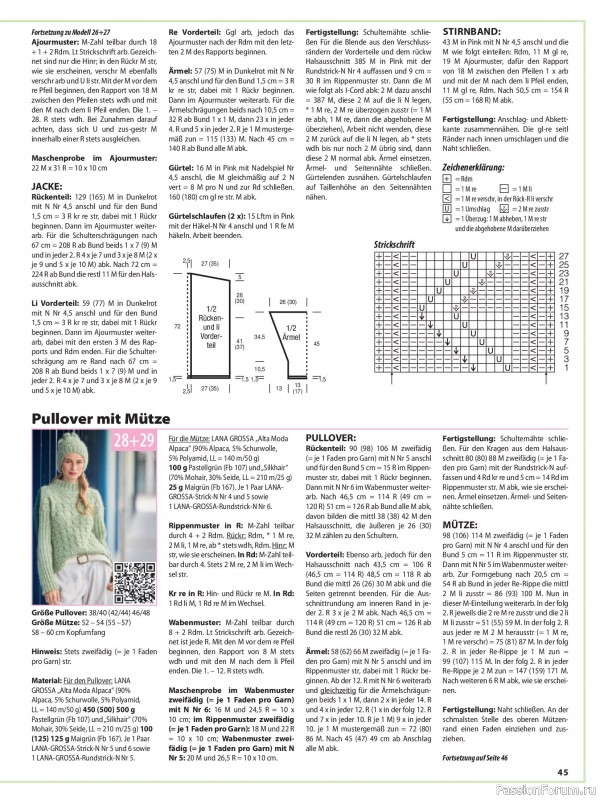 Вязаные модели в журнале &laquo;Sabrina №11 2026 German&raquo;