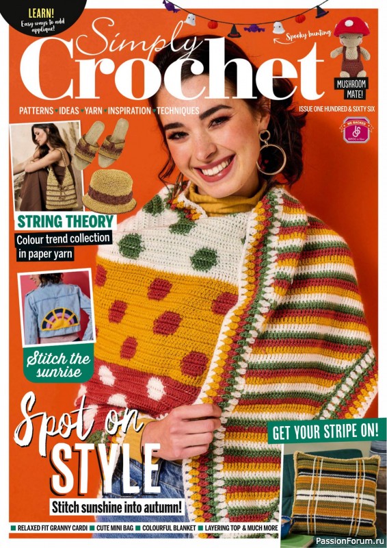 Вязаные проекты крючком в журнале «Simply Crochet №166 2025»