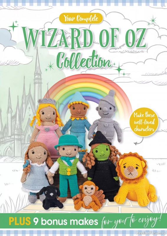 Вязаные проекты крючком в журнале «Your Cjmplete Wizard of oz Collection 2025»